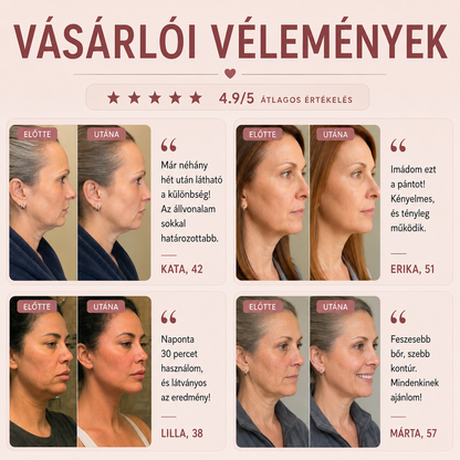 A feszes állvonalért tervezett lifting maszk ( 1 + 1 ajándék )